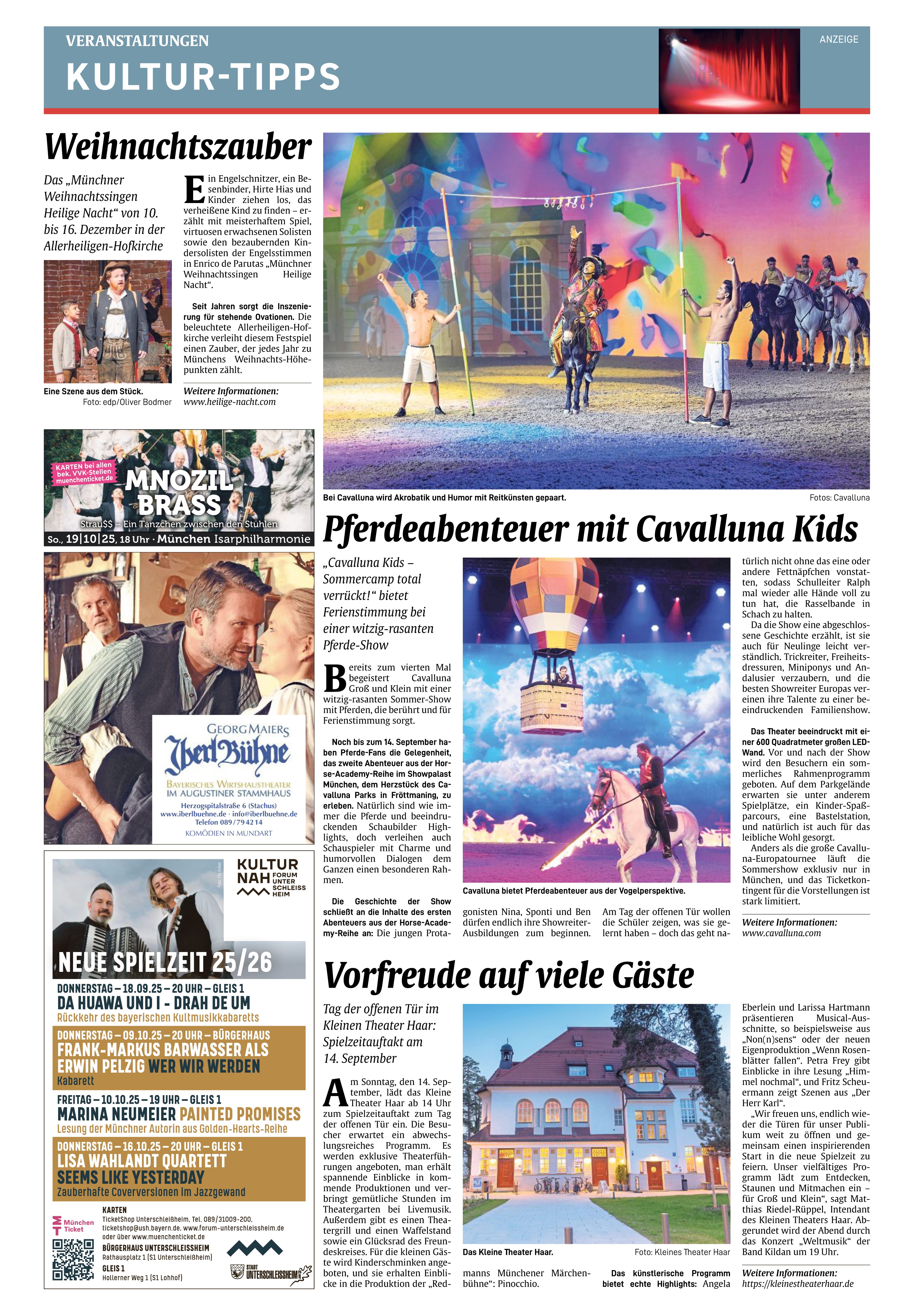 Kultur-Tipps